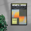 Color Bomb contemporary wall art print by Jules Bigot - sold by DROOL