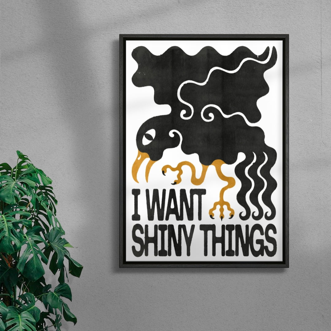 Shiny Things contemporary wall art print by Alexander Khabbazi - sold by DROOL