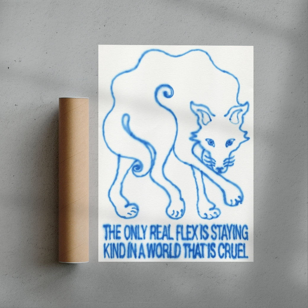 Staying Kind contemporary wall art print by Alexander Khabbazi - sold by DROOL