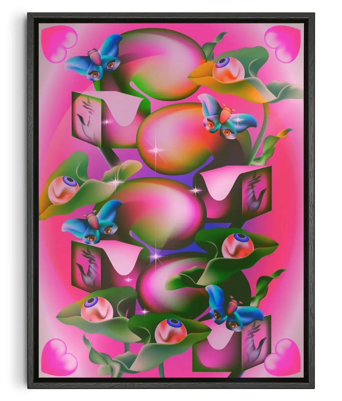 Fairy Garden contemporary wall art print by Paulina Almira - sold by DROOL