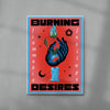 Burning Desires contemporary wall art print by Itamar Makover - sold by DROOL
