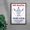 No Mafia contemporary wall art print by Alessio Trudu - sold by DROOL