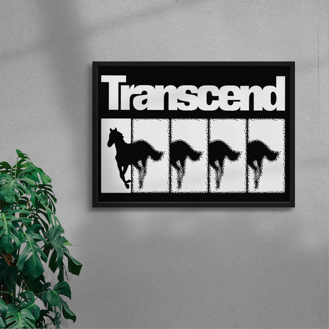 Transcend contemporary wall art print by Utsav Verma - sold by DROOL