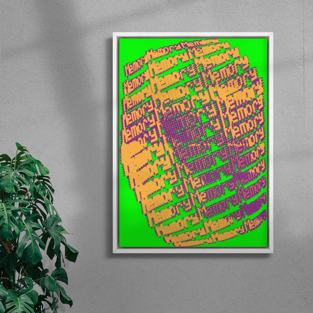Poster 84 (Memory) contemporary wall art print by Gang Buron-Yi - sold by DROOL