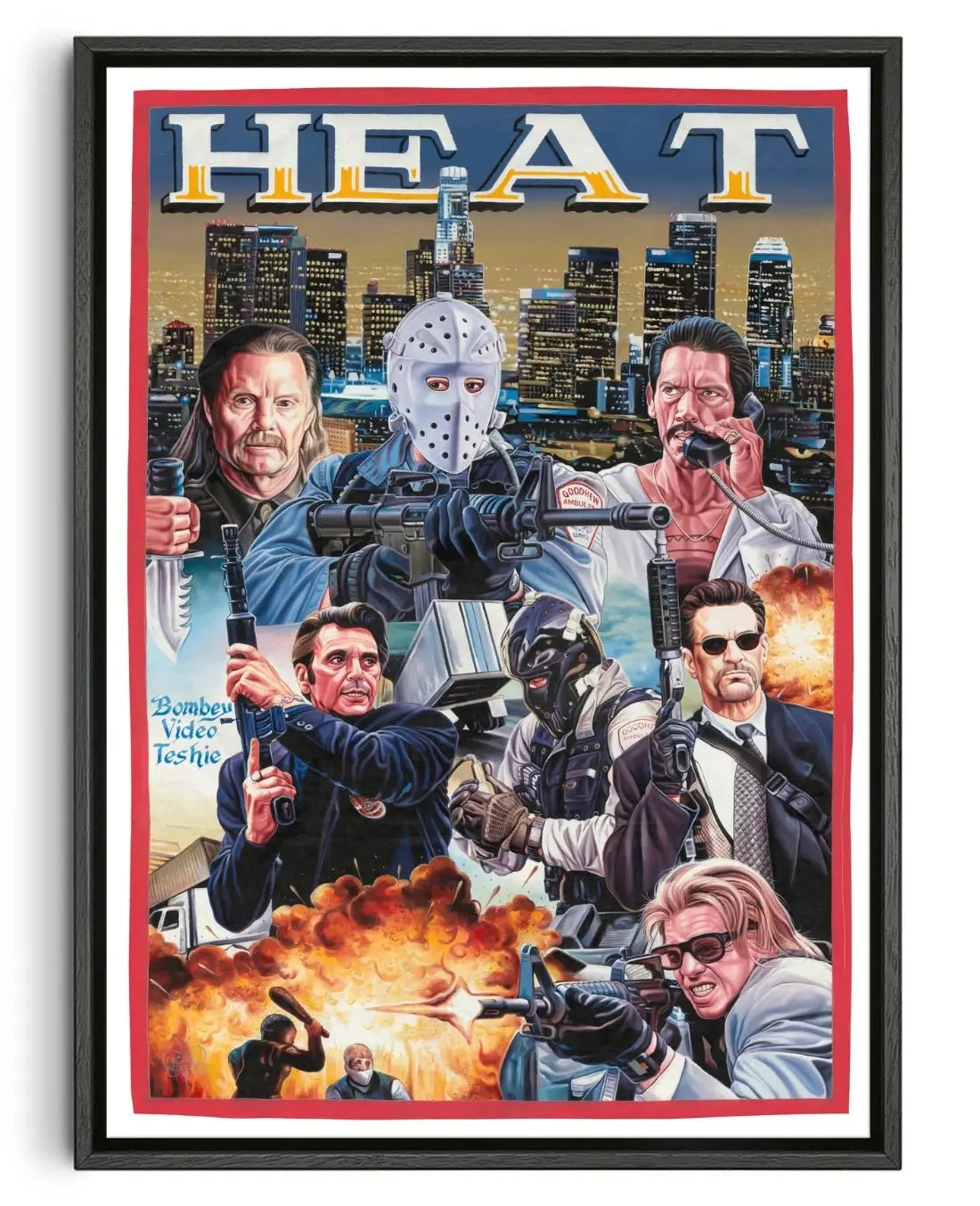 Heat contemporary wall art print by Deadly Prey - sold by DROOL