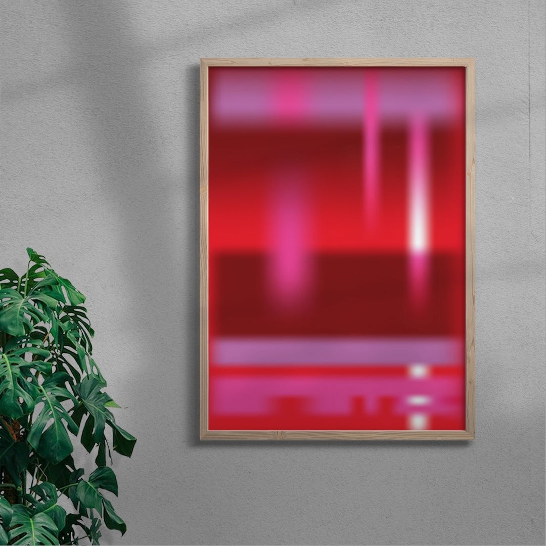 Quadraluv contemporary wall art print by Kim Van Vuuren - sold by DROOL