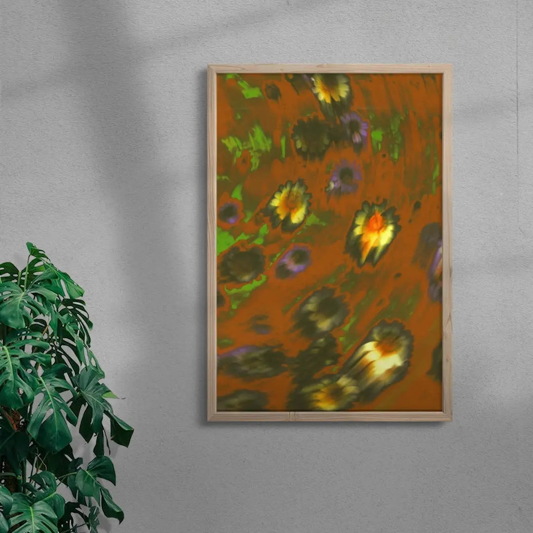 Sinking field contemporary wall art print by Omar Belattar - sold by DROOL