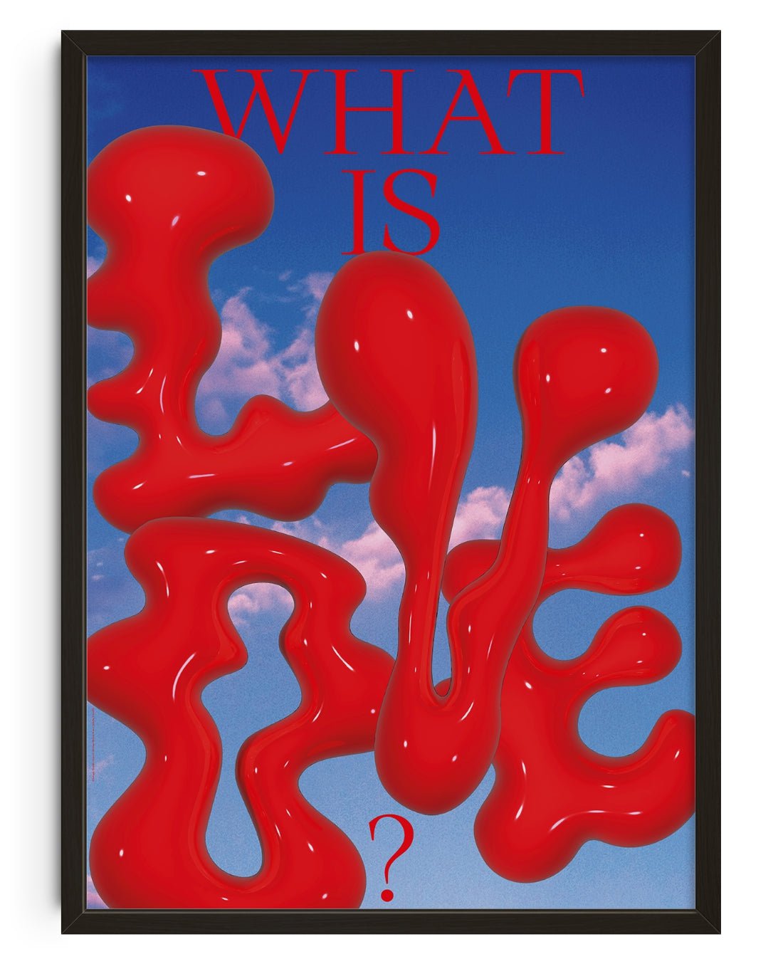 What is Love? contemporary wall art print by Sara Cristina Moser - sold by DROOL