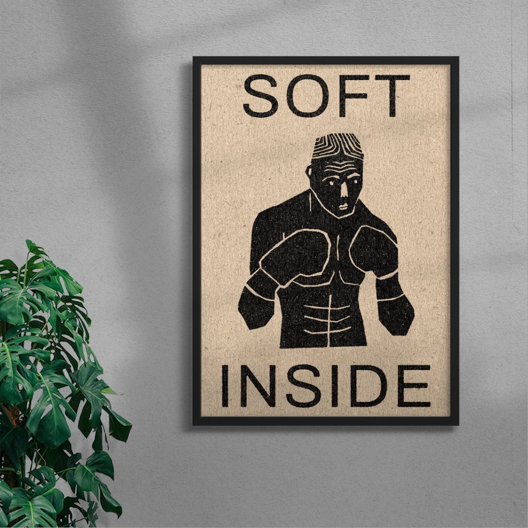 Soft Inside contemporary wall art print by David Schmitt - sold by DROOL