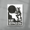 Sisyphus contemporary wall art print by Alexander Khabbazi - sold by DROOL