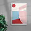 New Formalism I contemporary wall art print by Linus Lohoff - sold by DROOL