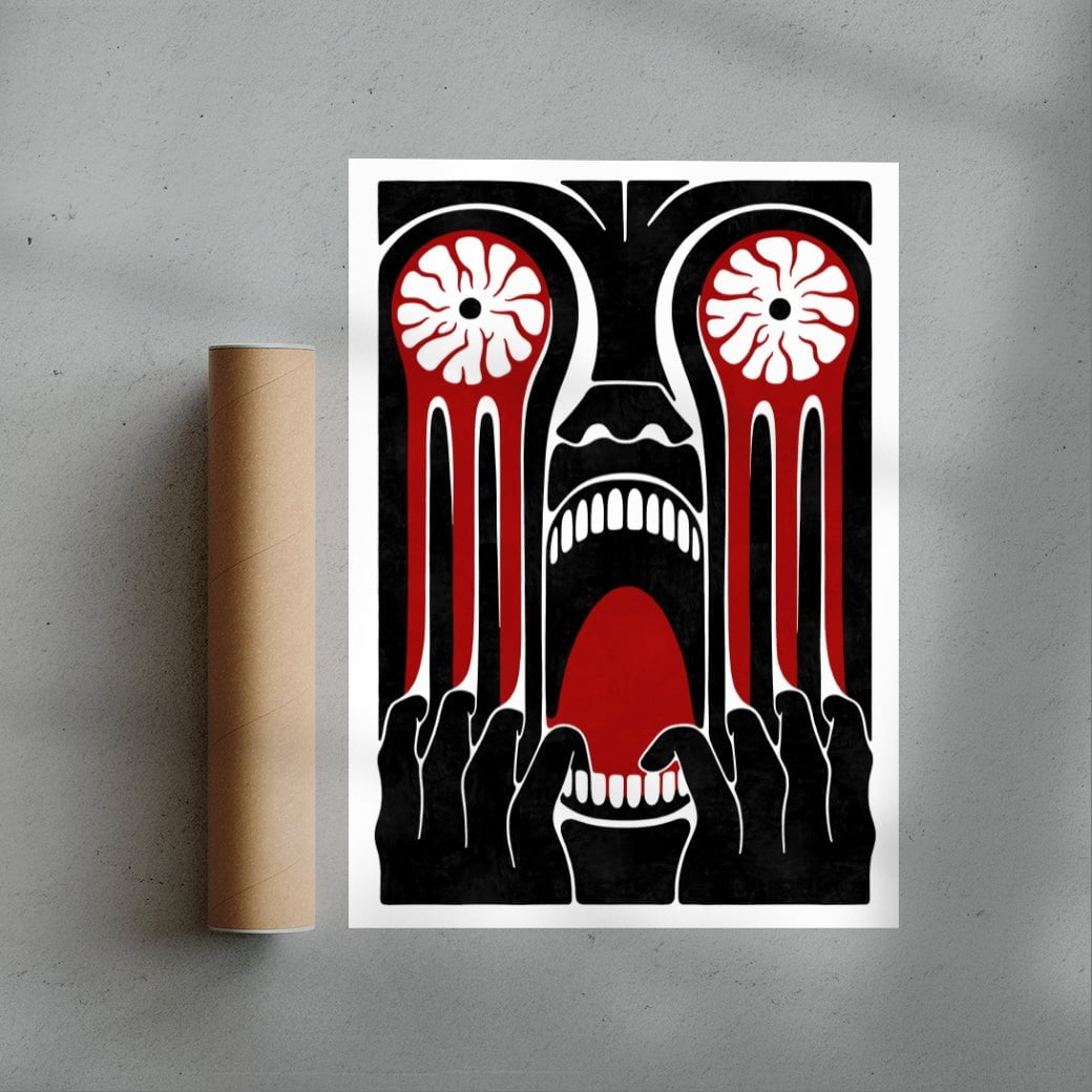 Big Beautiful Painting contemporary wall art print by Henrik Delehag - sold by DROOL