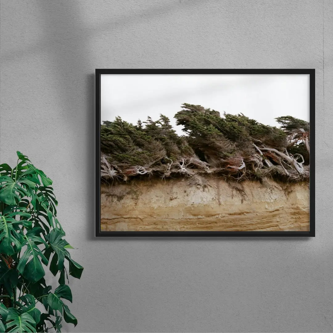 Windblown Trees contemporary wall art print by Nirav Patel - sold by DROOL