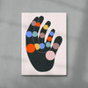 Colors Hand contemporary wall art print by David Vanadia - sold by DROOL