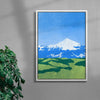 Hvannadalshnúkur contemporary wall art print by Lily Kong - sold by DROOL