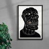 Unseeker contemporary wall art print by Henrik Delehag - sold by DROOL