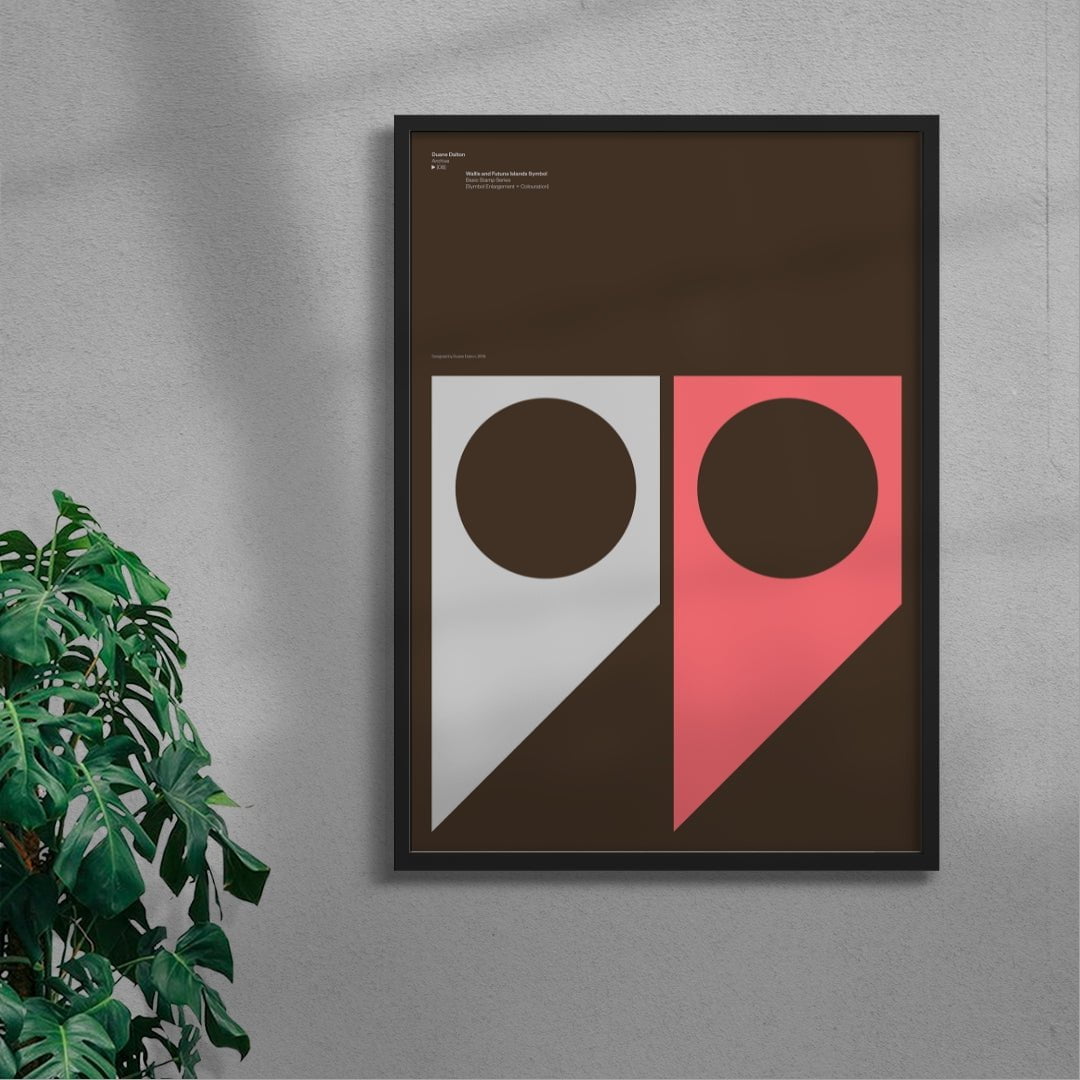 Logo Archive No.8 contemporary wall art print by Duane Dalton - sold by DROOL