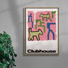 Clubhouse (2) contemporary wall art print by Will Da Costa - sold by DROOL