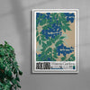 Wisteria Gardens contemporary wall art print by George Kempster - sold by DROOL
