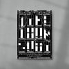 Type Thursday Tbilisi contemporary wall art print by Mikhail Lychkovskiy - sold by DROOL
