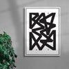 HAS contemporary wall art print by Przemek Bizoń - sold by DROOL