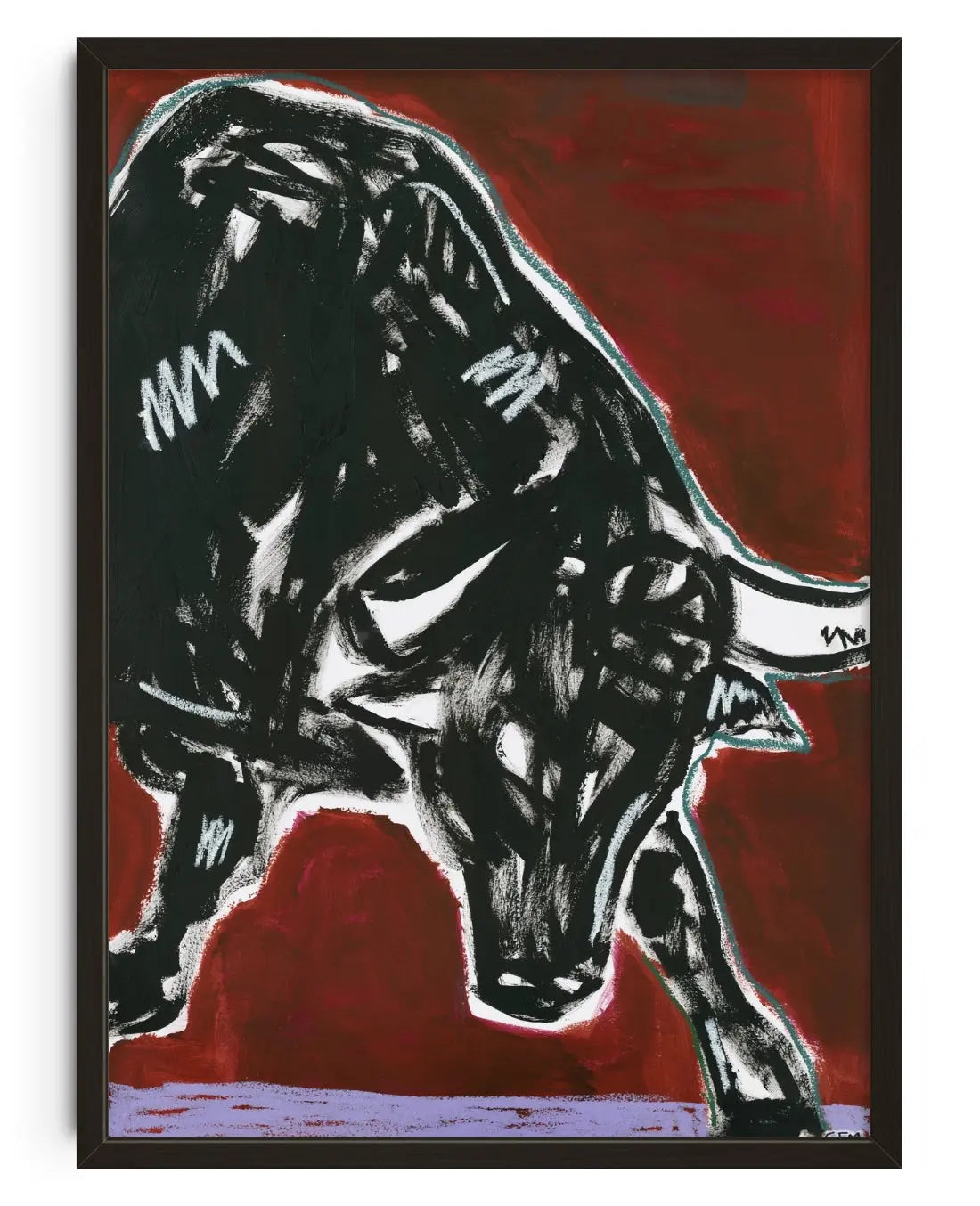Bracing contemporary art print by Caitlin Flood-Molyneux - sold by DROOL
