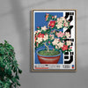 Japanese Bloom contemporary wall art print by George Kempster - sold by DROOL