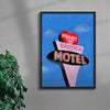 Erotica Motel contemporary wall art print by Laurie Campbell - sold by DROOL