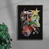 Phantom Route contemporary wall art print by Kitasavi - sold by DROOL