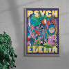 Psychedelia contemporary wall art print by Reza Hasni - sold by DROOL