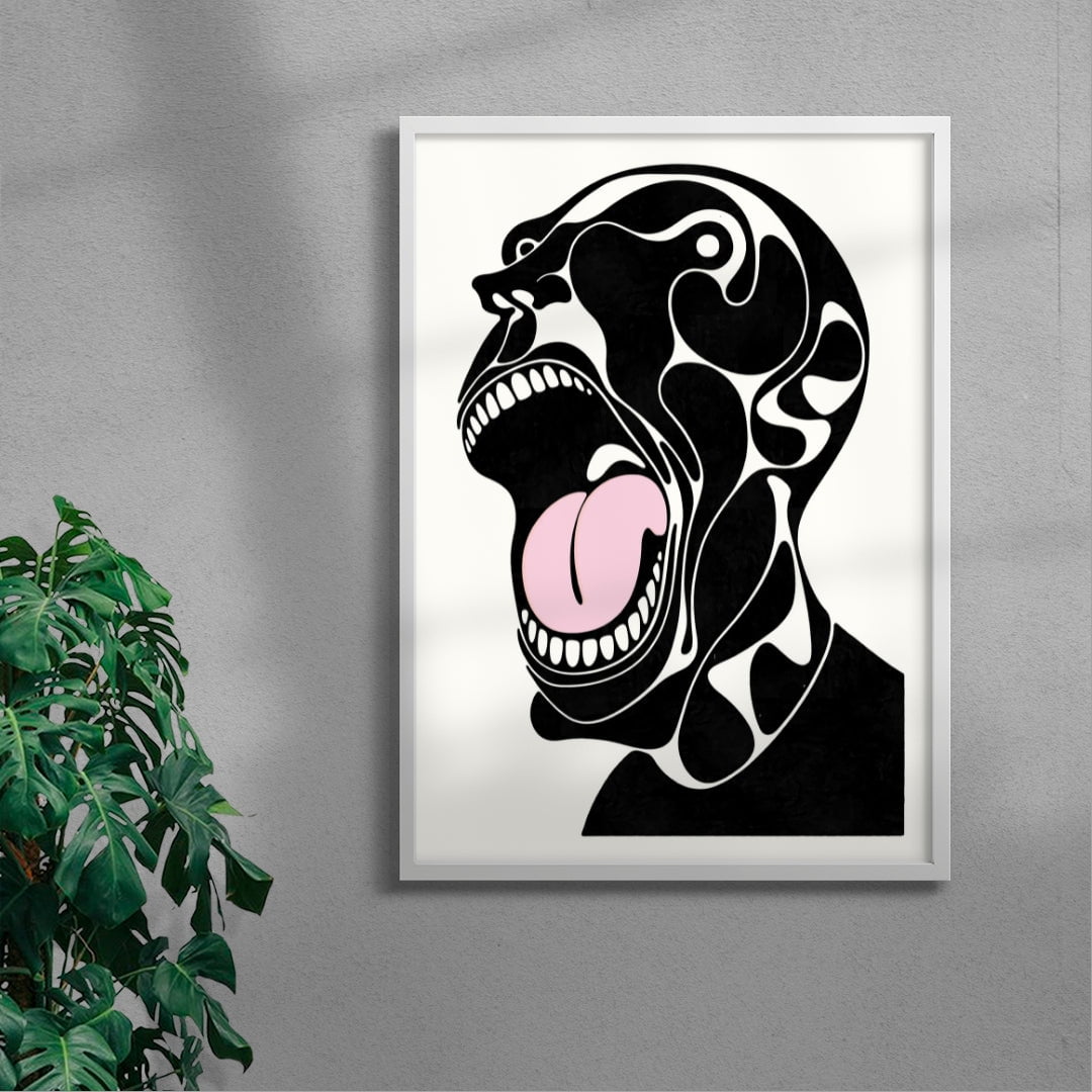 Brexit Apprentice contemporary wall art print by Henrik Delehag - sold by DROOL