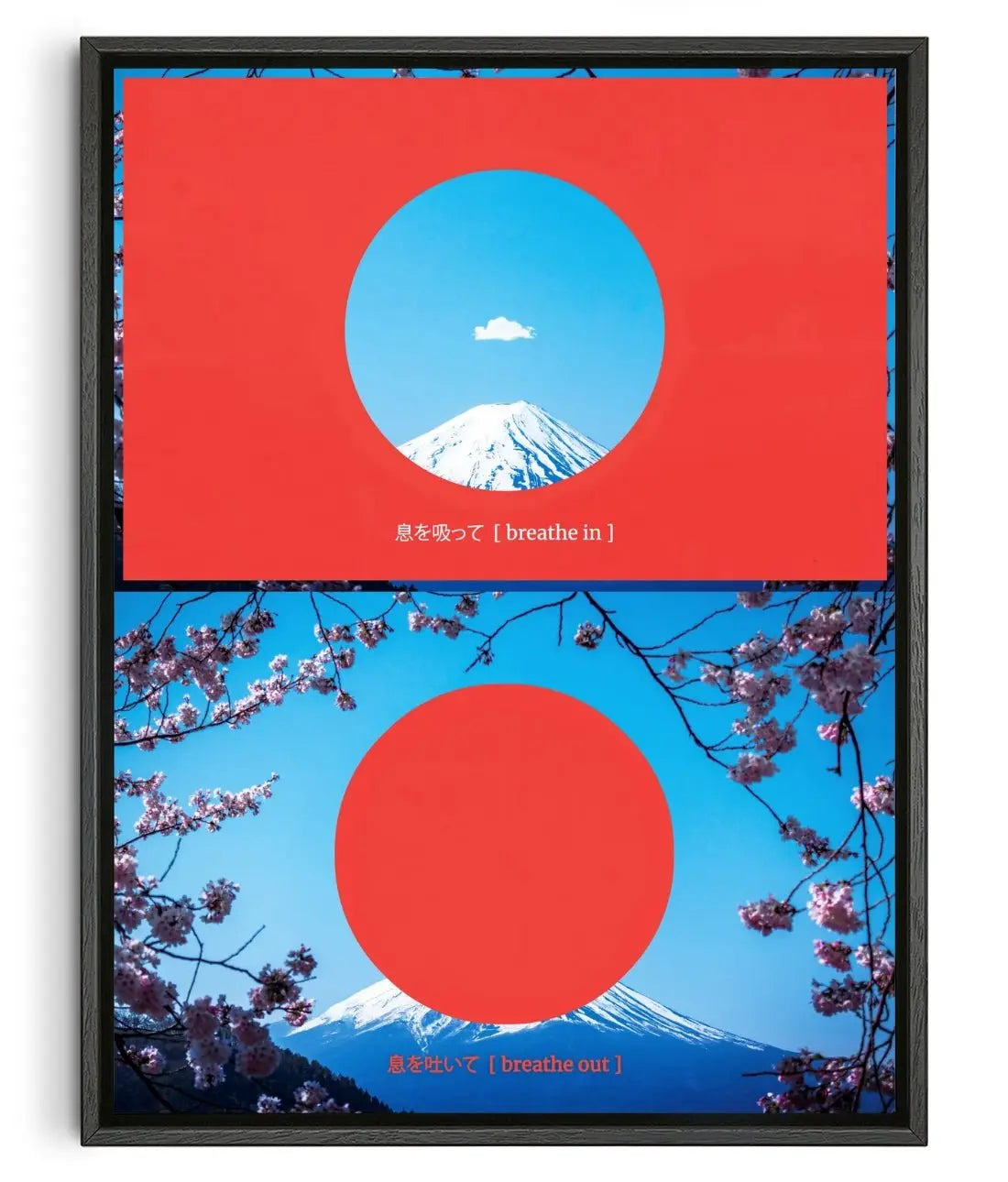 BREATHE contemporary wall art print by Eddie Loughran - sold by DROOL