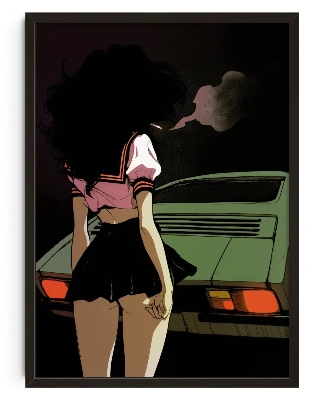 Drift Noir contemporary wall art print by dolorsilentium - sold by DROOL