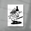 MAS VINO 2 contemporary wall art print by Max Blackmore - sold by DROOL