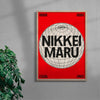 Nikkei Maru contemporary wall art print by Pangram Pangram Foundry - sold by DROOL