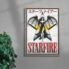 Starfire contemporary wall art print by Utsav Verma - sold by DROOL