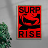 Surprise contemporary wall art print by Jérôme Bizien - sold by DROOL