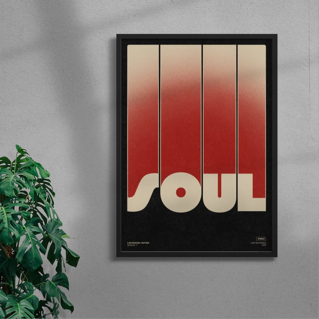 Soul contemporary wall art print by Henry M. - sold by DROOL