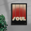 Soul contemporary wall art print by Henry M. - sold by DROOL
