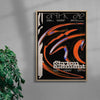 Atrion Element 2 contemporary wall art print by Jules Bigot - sold by DROOL