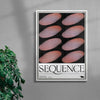 Sequence contemporary wall art print by Alexander Khabbazi - sold by DROOL