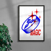 Magic contemporary wall art print by Jiro Bevis - sold by DROOL