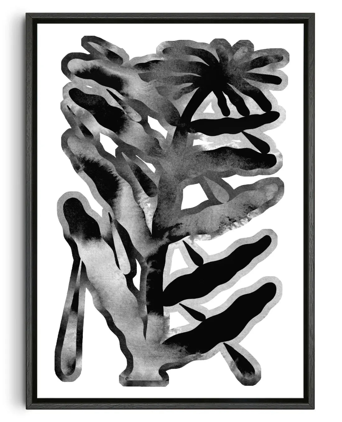 The Flower and the drops contemporary wall art print by Célestin Krier - sold by DROOL