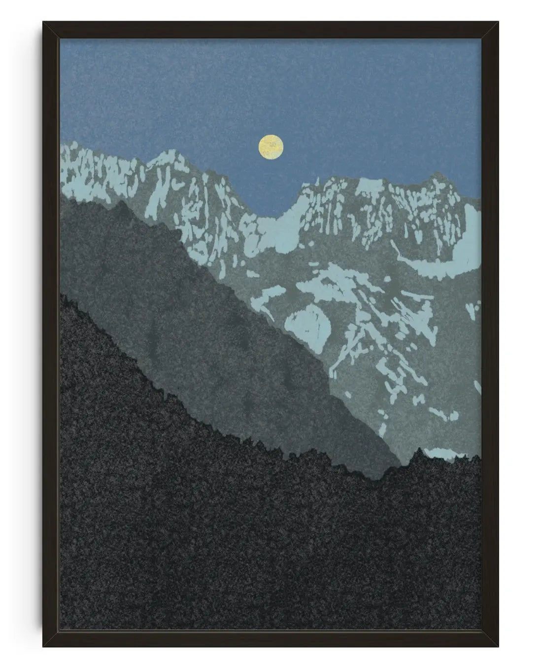 Tai Mo Shan contemporary art print by Lily Kong - sold by DROOL