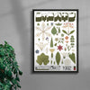 Flower Collage contemporary wall art print by George Kempster - sold by DROOL