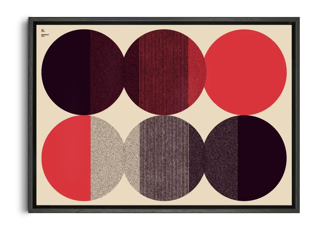 MIDNIGHT SUN contemporary canvas print by Brad Mead - sold by DROOL