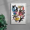 Starfall Error contemporary wall art print by Kitasavi - sold by DROOL