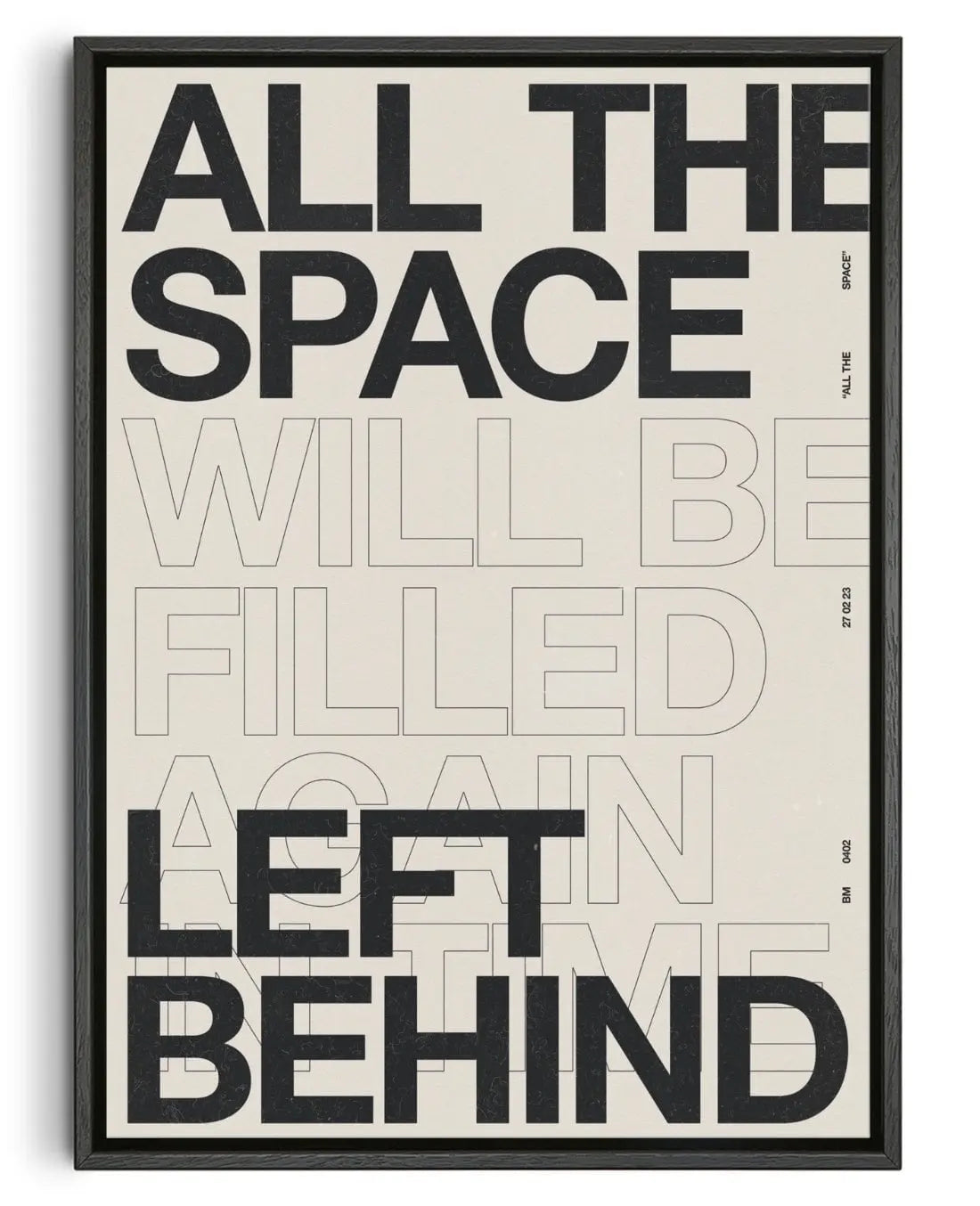 ALL THE SPACE contemporary wall art print by Brad Mead - sold by DROOL