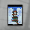 Go with all your heart contemporary wall art print by Othman Zougam - sold by DROOL