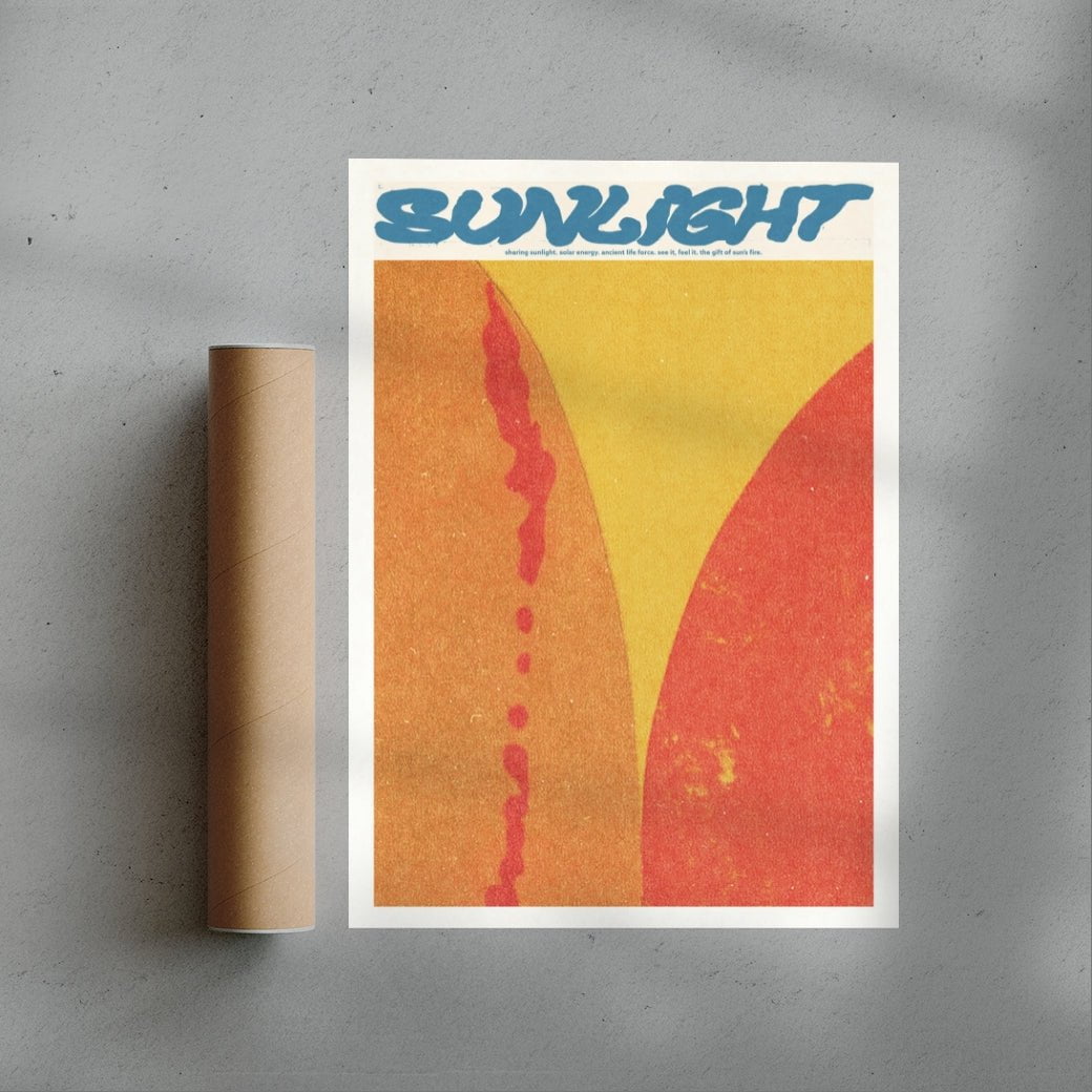 sunlight contemporary wall art print by Imo Sinclair - sold by DROOL
